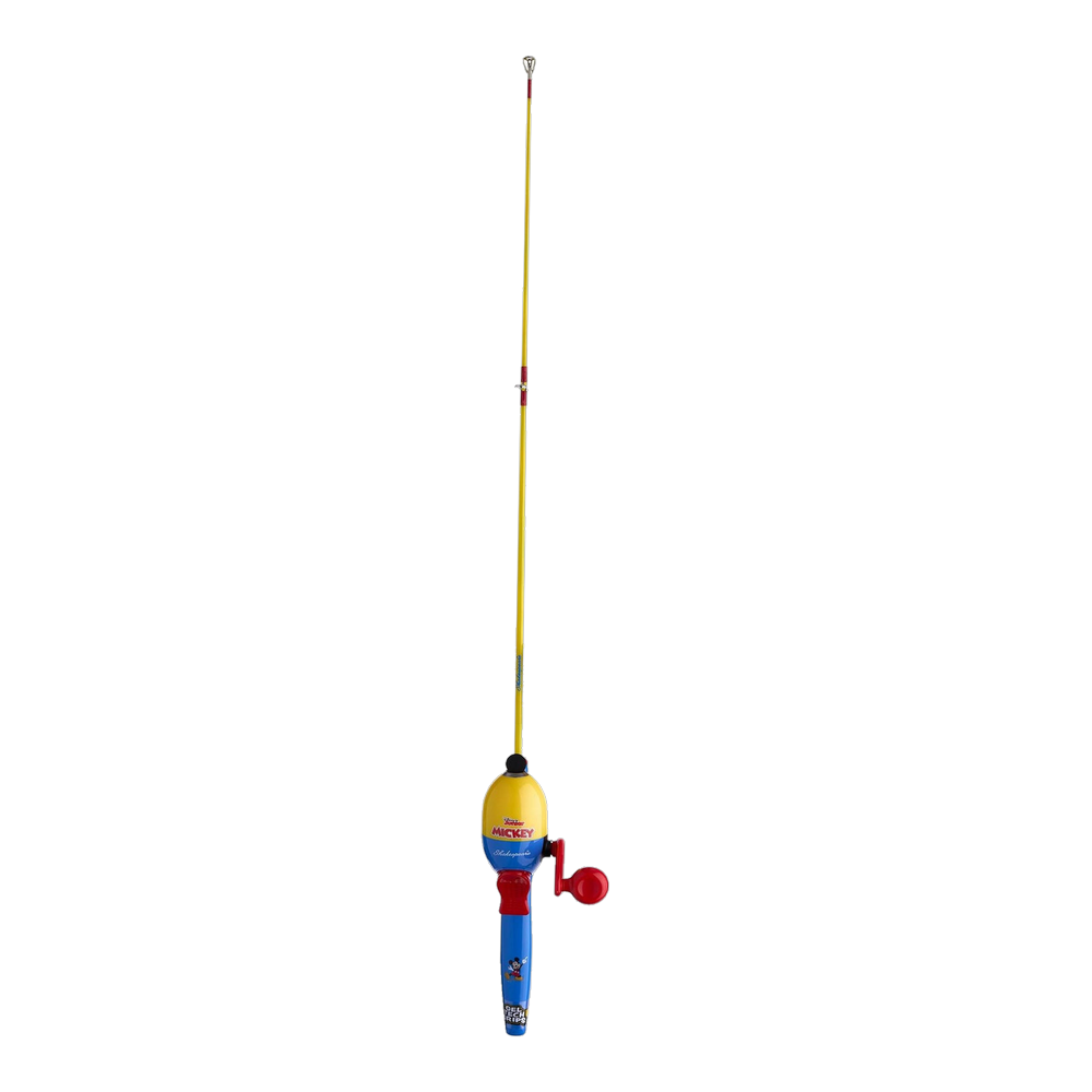 Cartoon Kids Spincast Combos - Disney Mickey Beginner Combo
